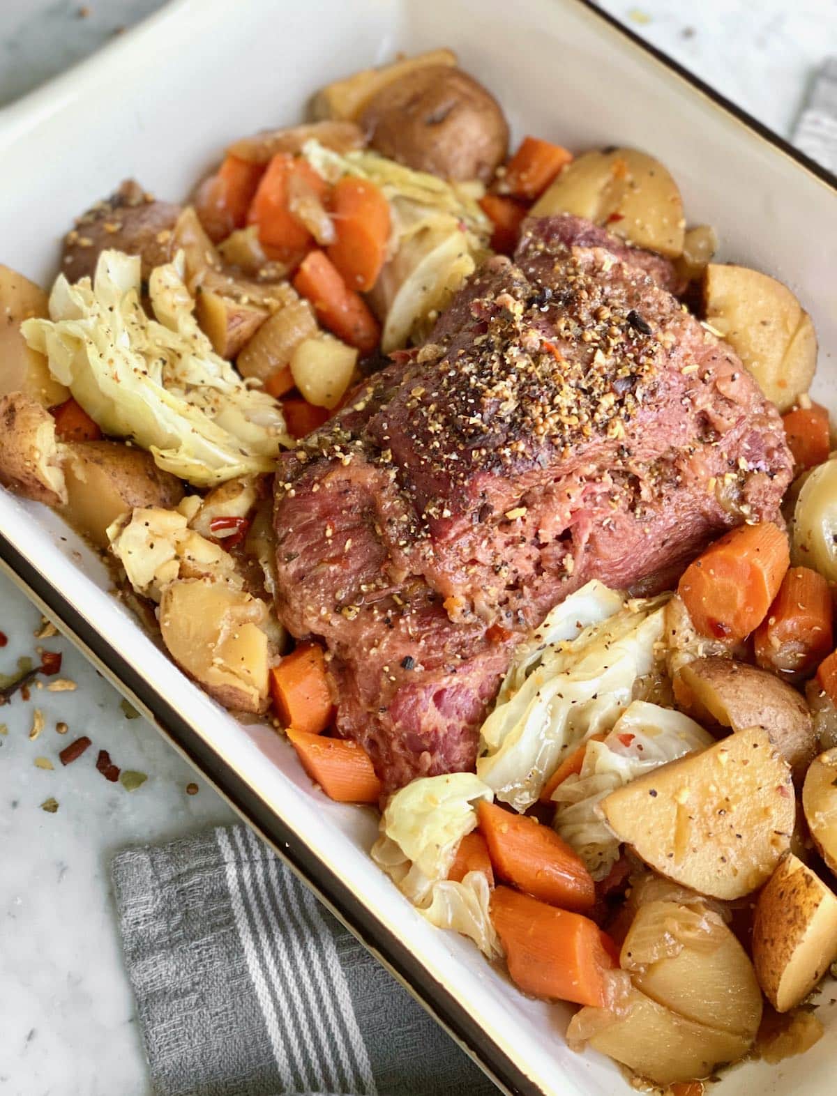 Dutch Oven Corned Beef Quiche My Grits