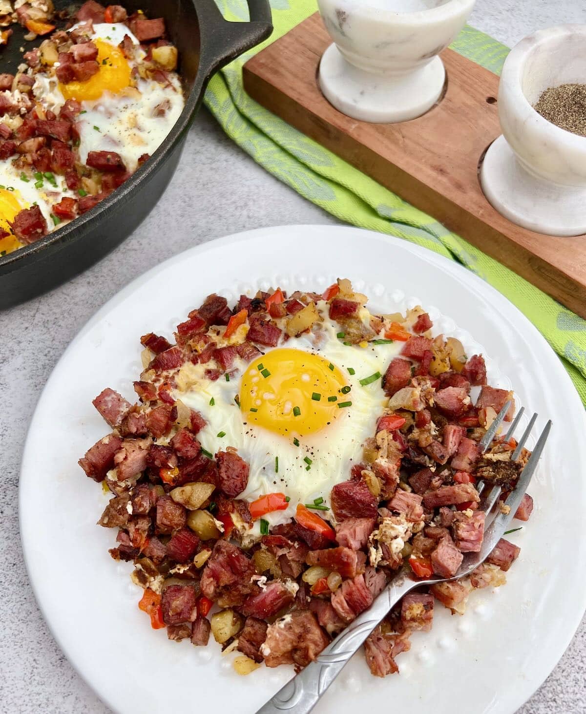 Easy Corned Beef Hash And Eggs Quiche My Grits