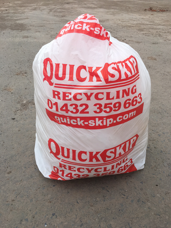 Recycled Bag Collection Hereford Quickskip Hereford Ltd