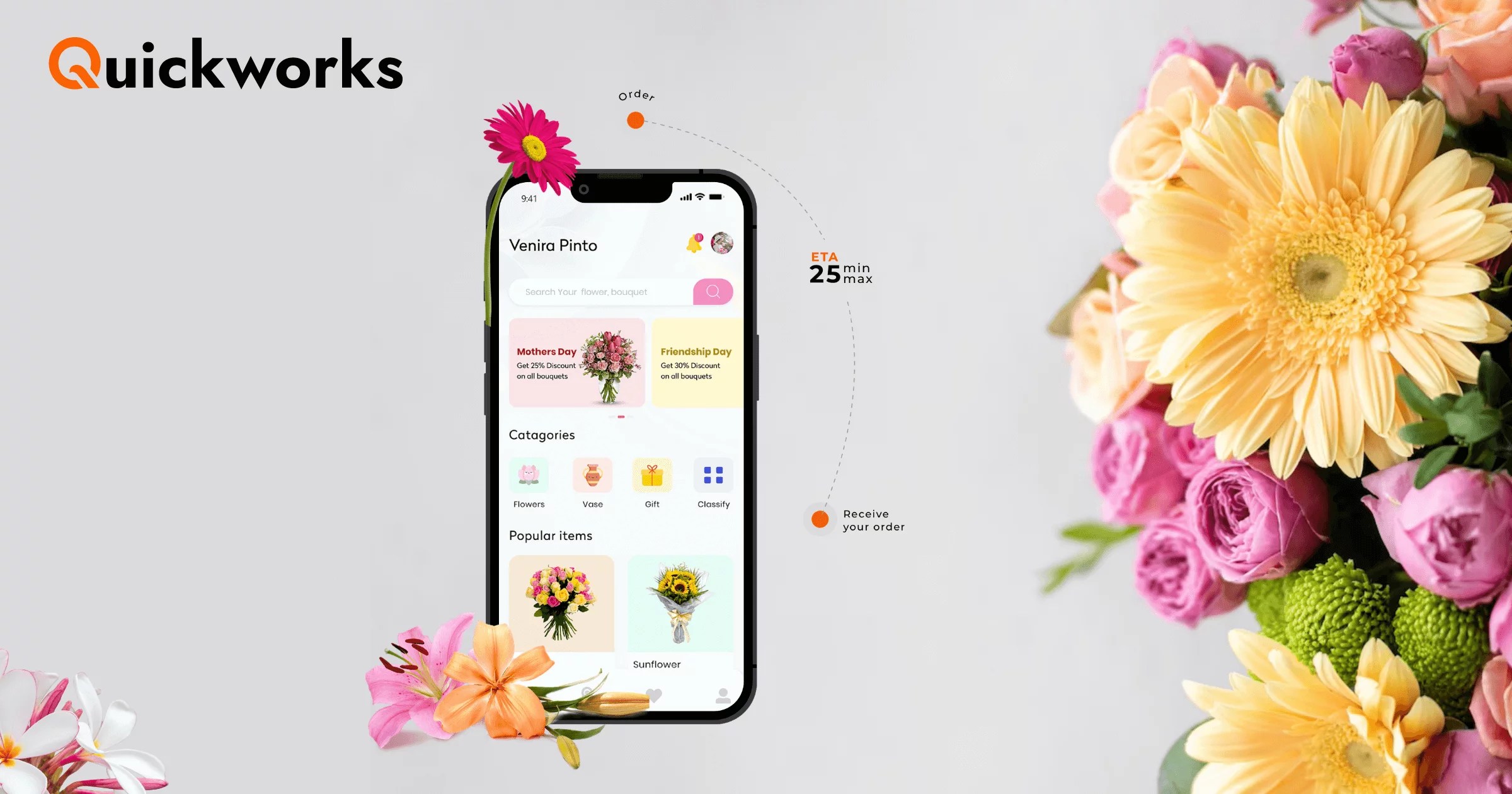 On Demand Flower Delivery App Solution