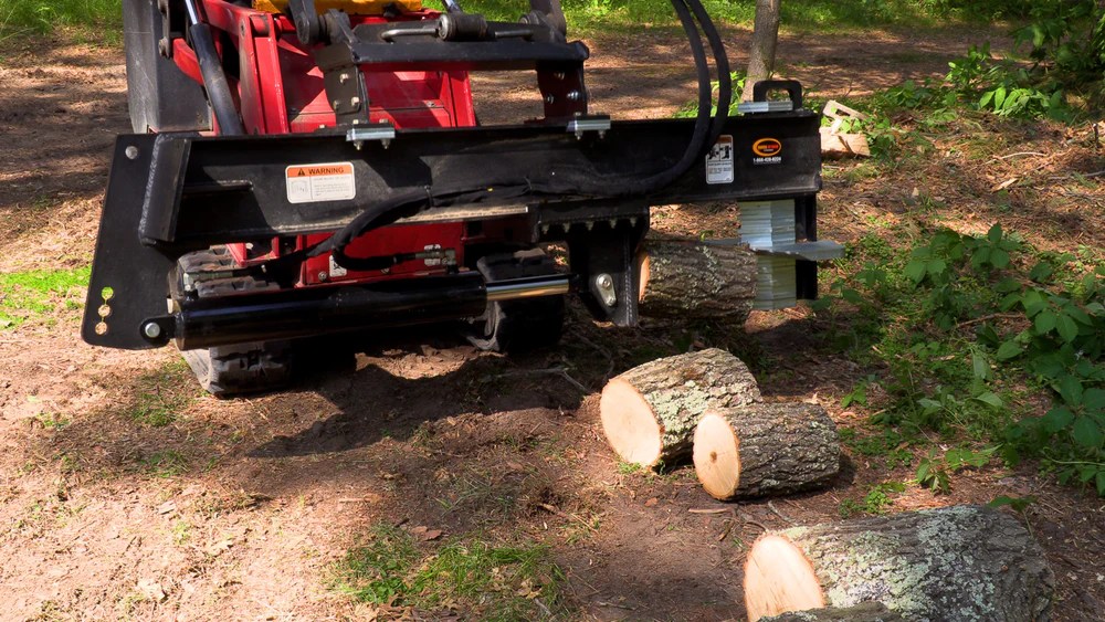 Mini Skid Steer Log Splitter The Quick Split Mini