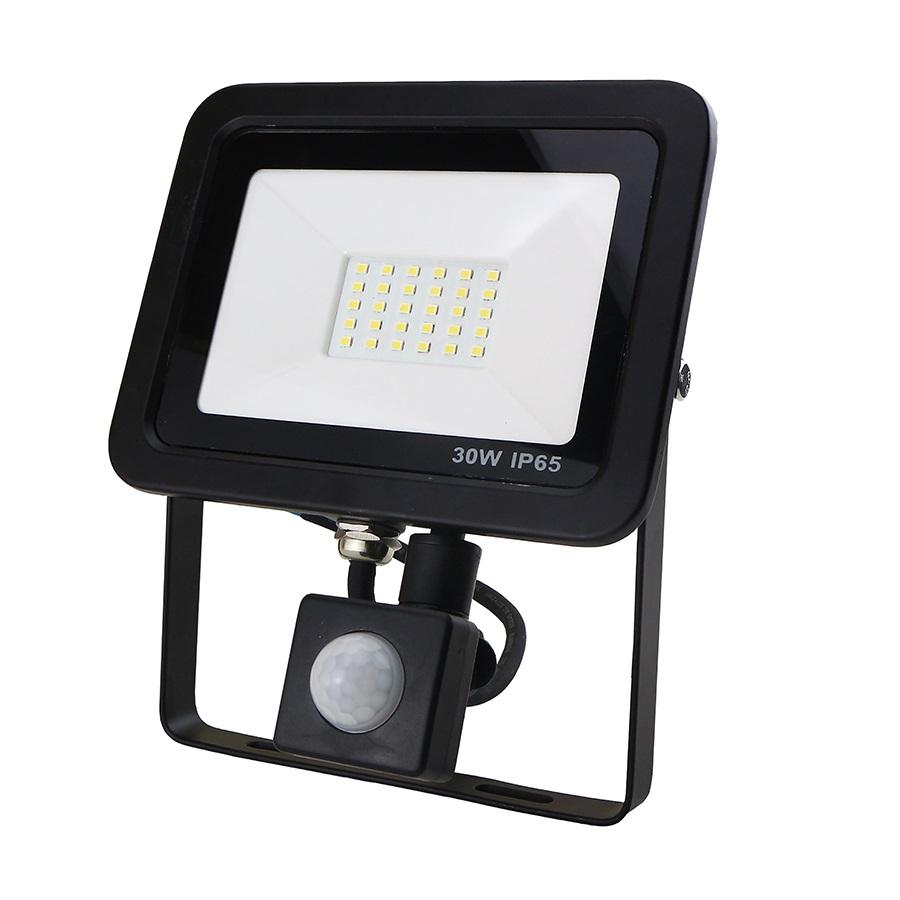 30W LED Floodlight with PIR · Quickbit
