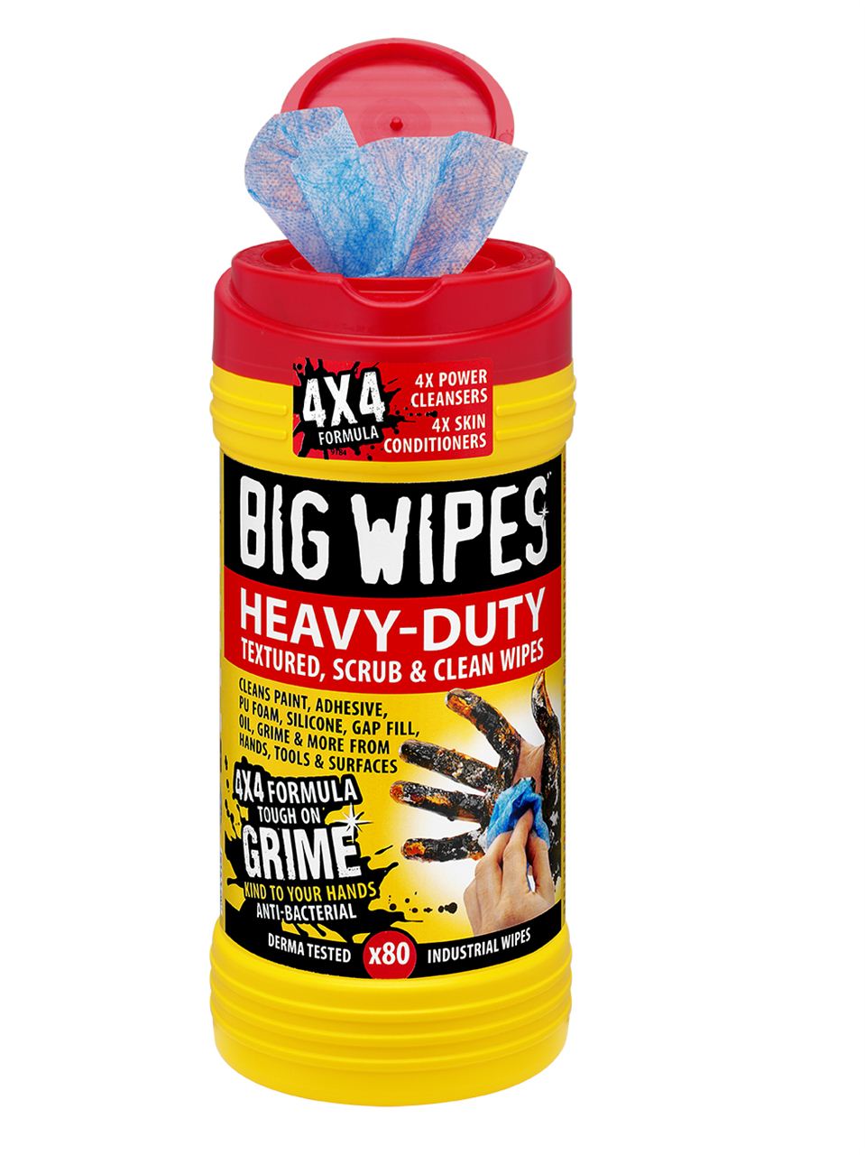 Big Wipes Heavy Duty Red 80 Wipe Tub · Quickbit