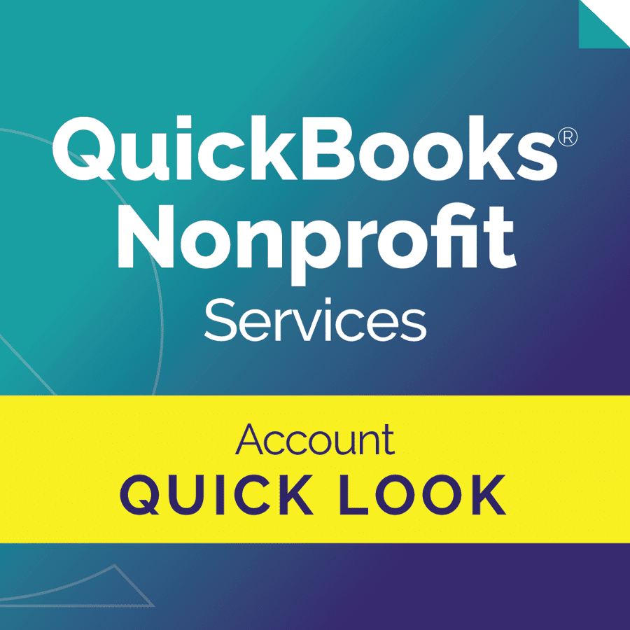 Quick Look QuickBooks® Made Easy™ for Nonprofits