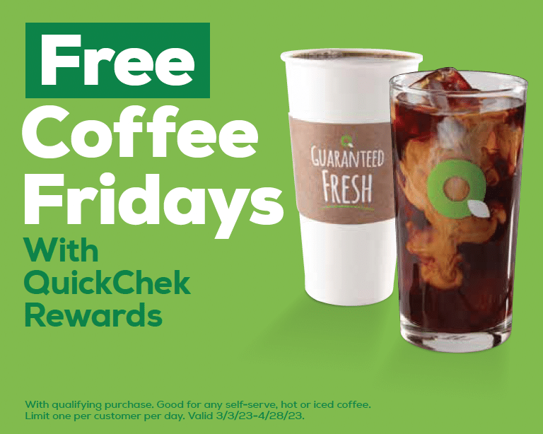 QuickChek Is Giving Away Free Coffee Every Friday In March And April