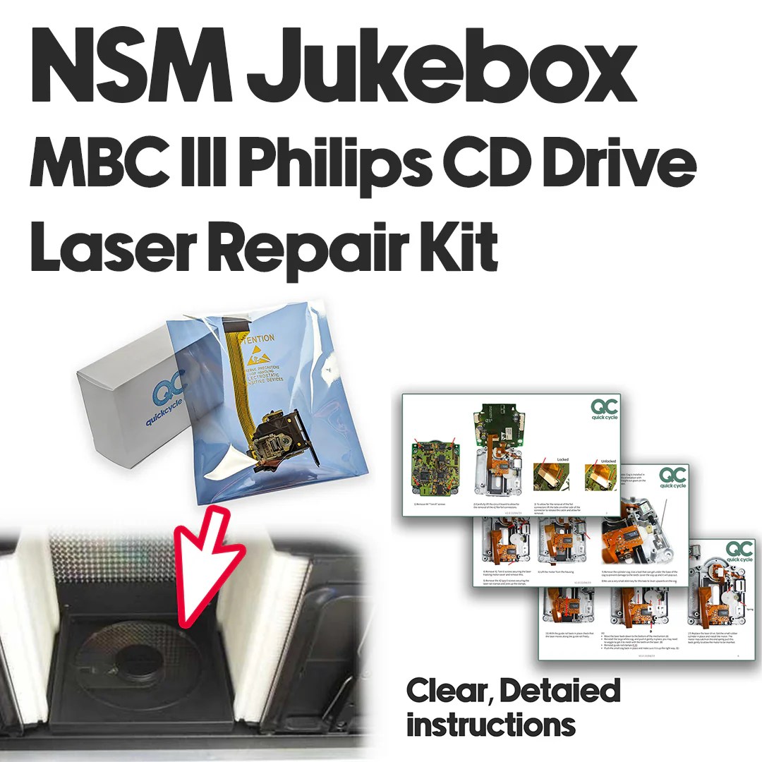 Repair Kit CD Drive Laser NSM Jukebox CD Pro Philips Quickcycle