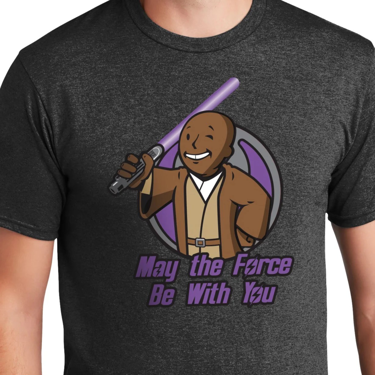 May the Force Be with You Mace Windu Quick Draw Shirts