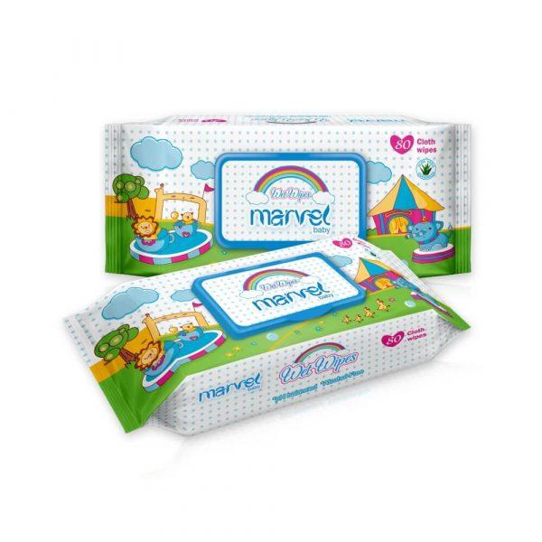 Marvel Baby Wet Wipes 80Pcs In Sri Lanka Quickee