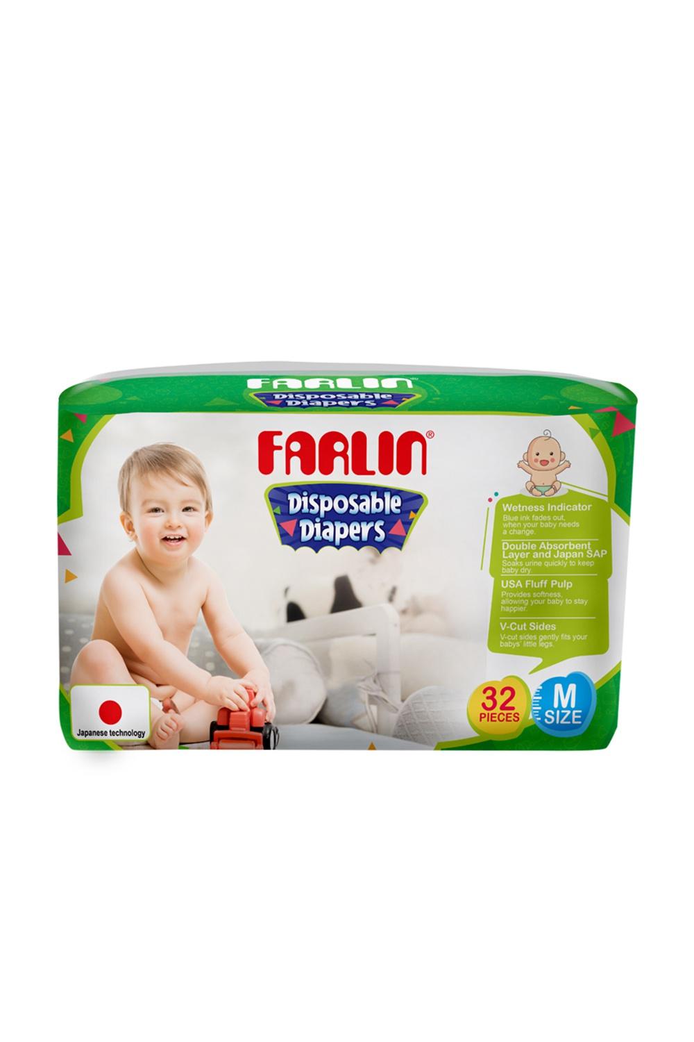 Farlin Disposable Baby Diapers Medium 32Pcs In Sri Lanka Quickee
