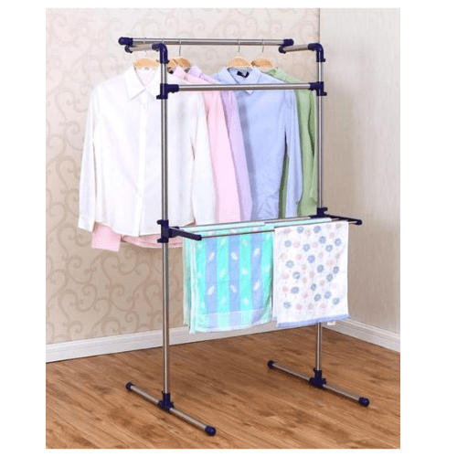 Multi Purpose Stainless Steel Cloth Drying Rack Quickee