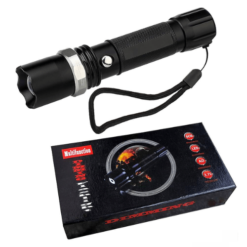 Swat Rechargeable Multifunction Flashlight Torch Quickee