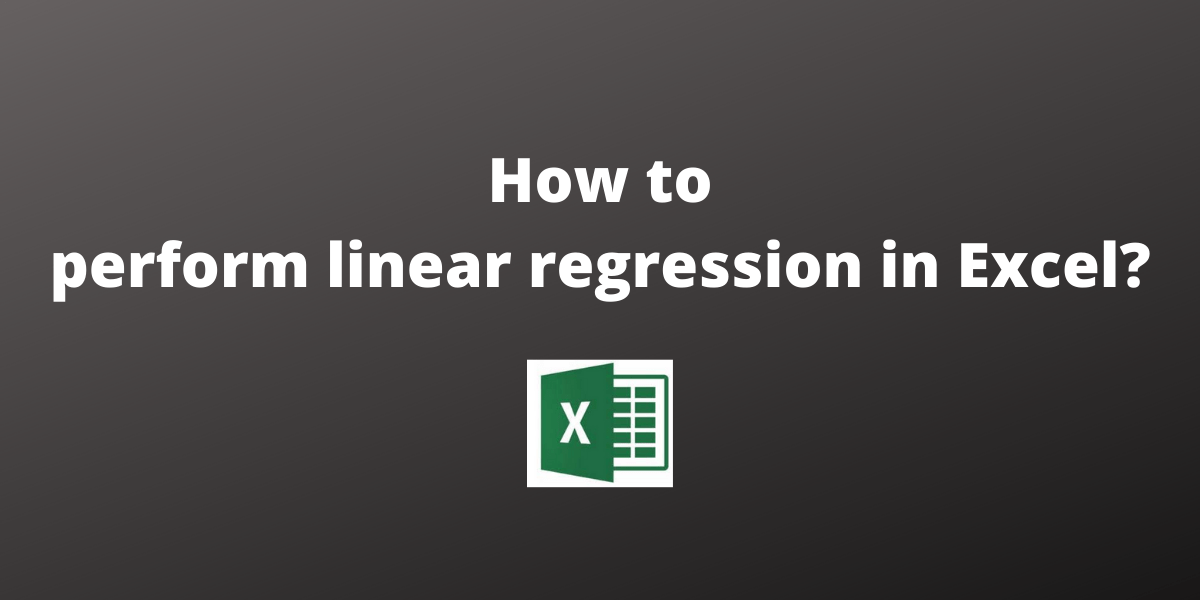 Linear Regression in Excel A Simple StepByStep Guide QuickExcel