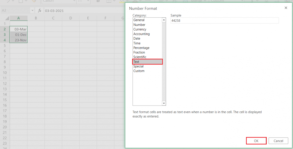 Stop Excel from changing Numbers to Dates automatically QuickExcel