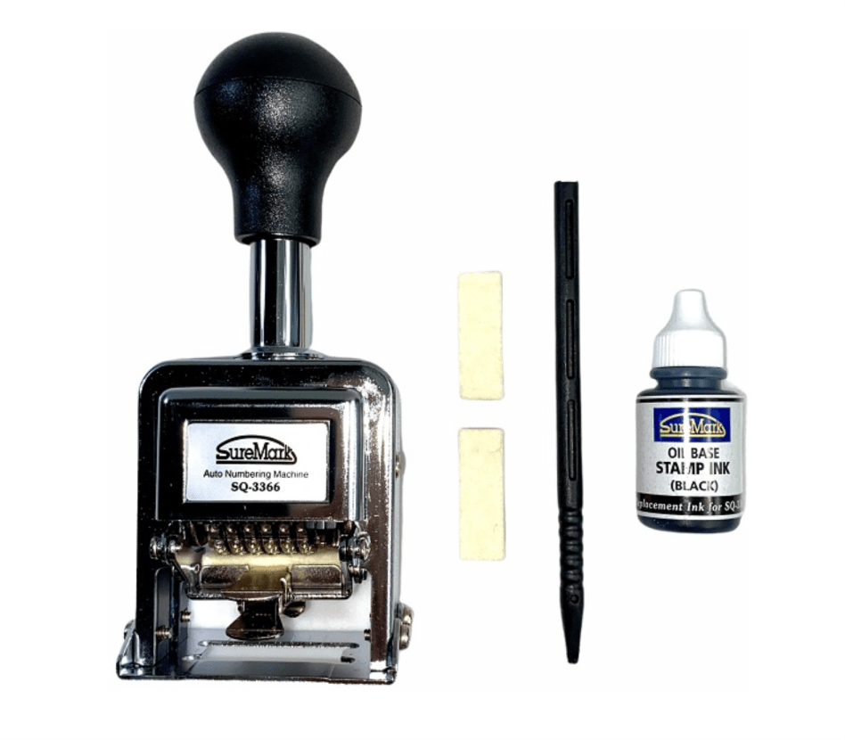 Buy SQ3366 AutoNumberer Brisbane, Sydney, Melbourne Quick Ezy Rubber