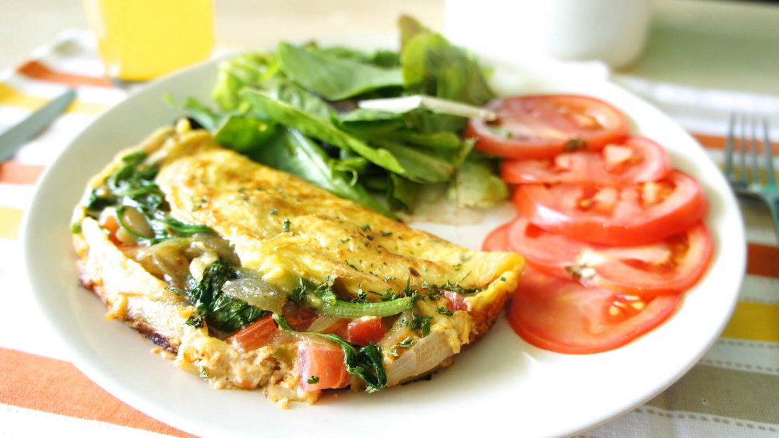 Microwave Vegetarian Omelette in 4 minutes Quick Gourmet® Steam Bag