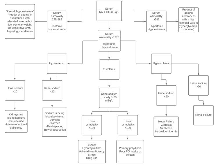 Concept Map For Hyponatremia Quizlet Hyponatremia Home