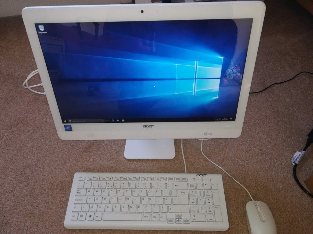 All in One desktop PC Acer Aspire C20 720 with Wifi, 500Gb hdd, 19.5