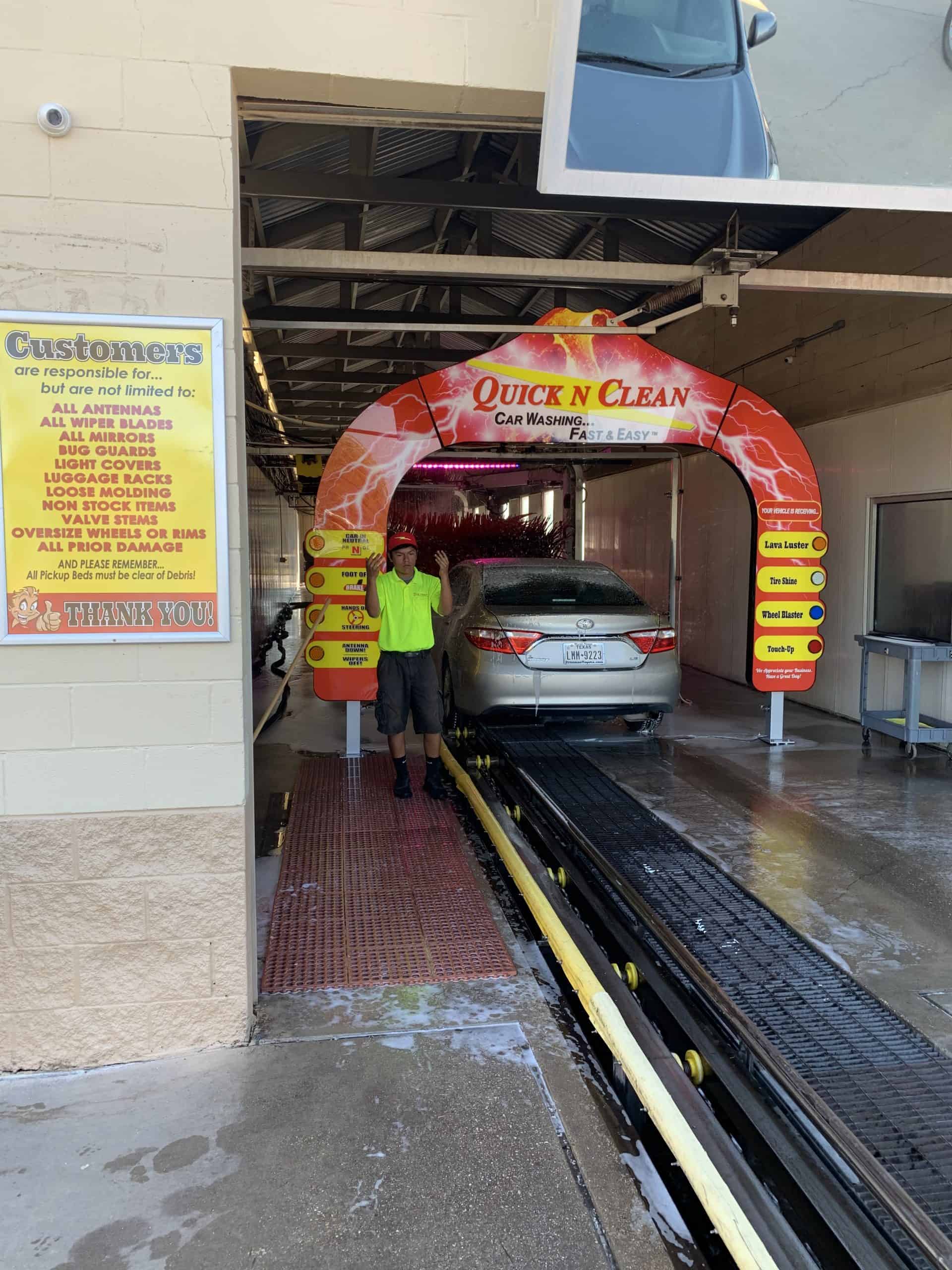 Quick N Clean Car Wash 5525 Denton HWY, Haltom City, TX 76148