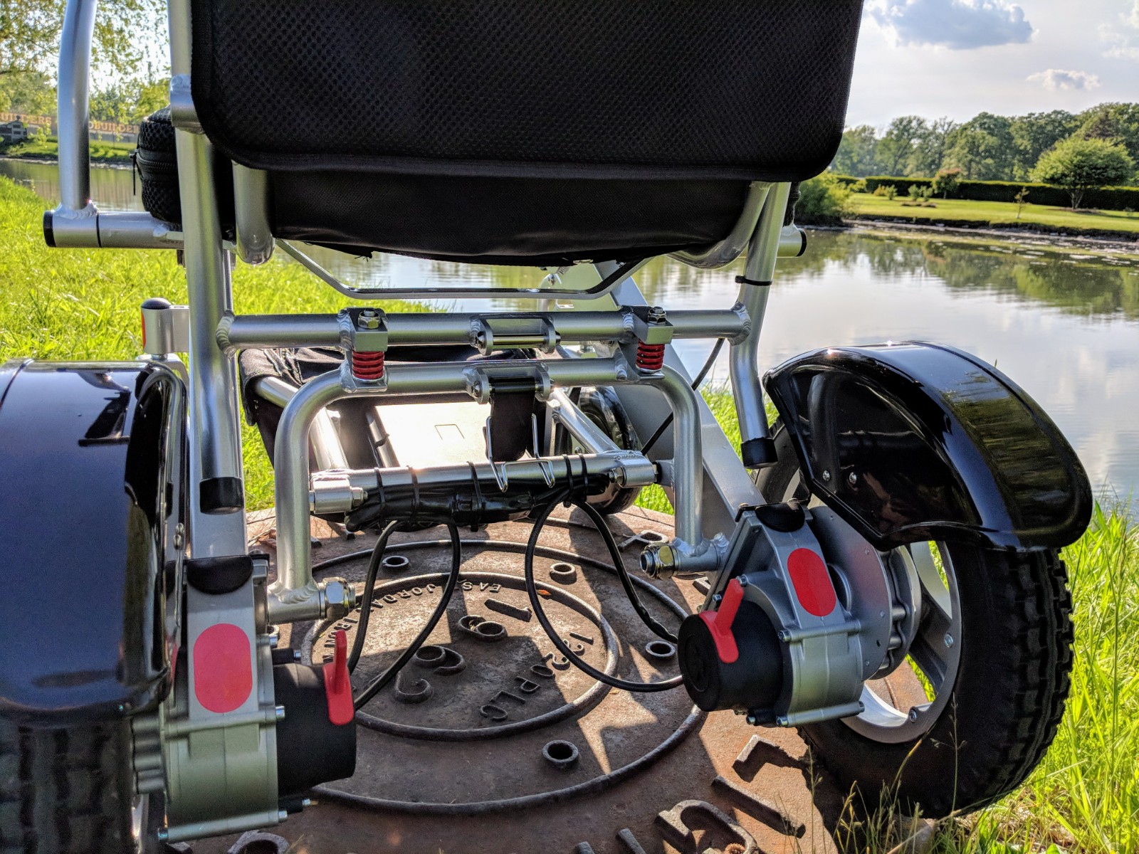 Electra7 Wide HD Folding Power Wheelchair Pictures (Pics) Quick N