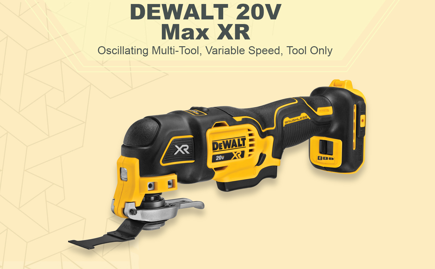 DEWALT 20V Max XR (DCS356B) / QUICK ONE SAFETY