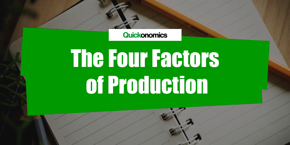 The Four Factors of Production Quickonomics