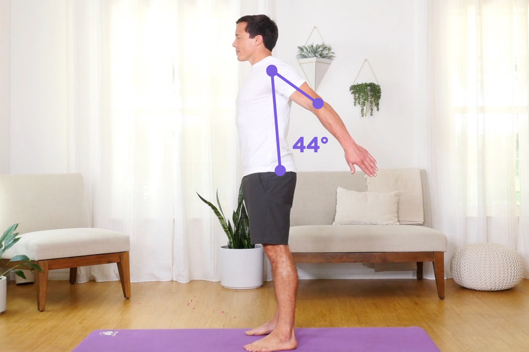 Measure Shoulder Range of Motion with AI QuickPose.ai