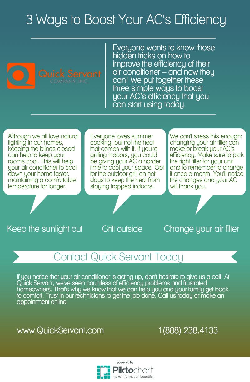 3 Ways to Increase Your AC's Efficiency Quick Servant
