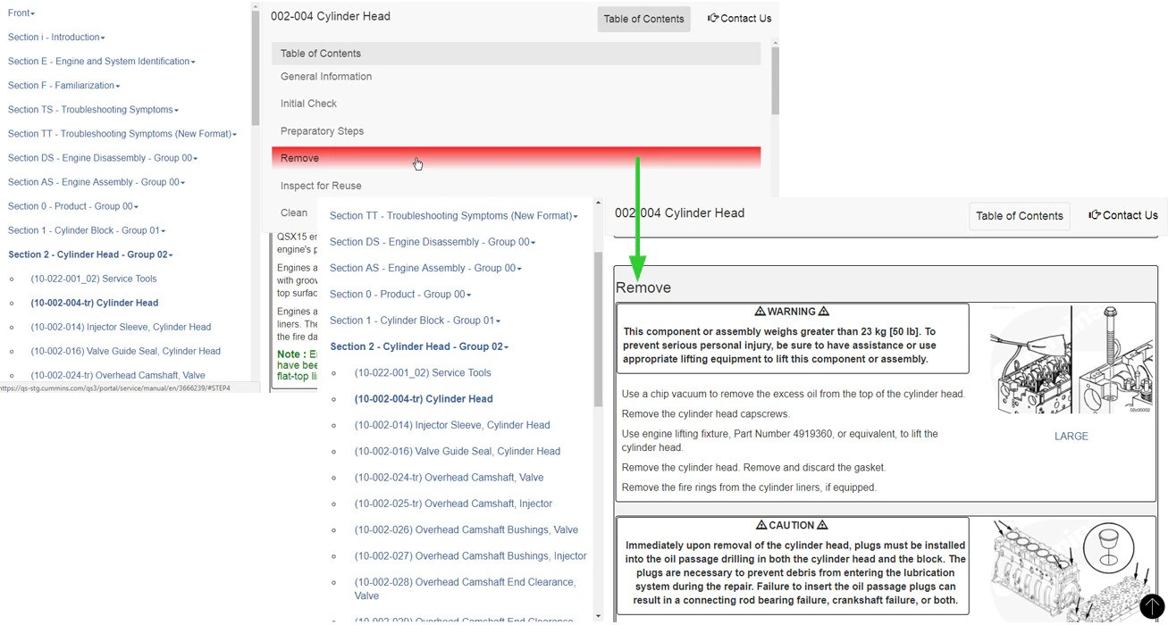 Cummins QuickServe Online
