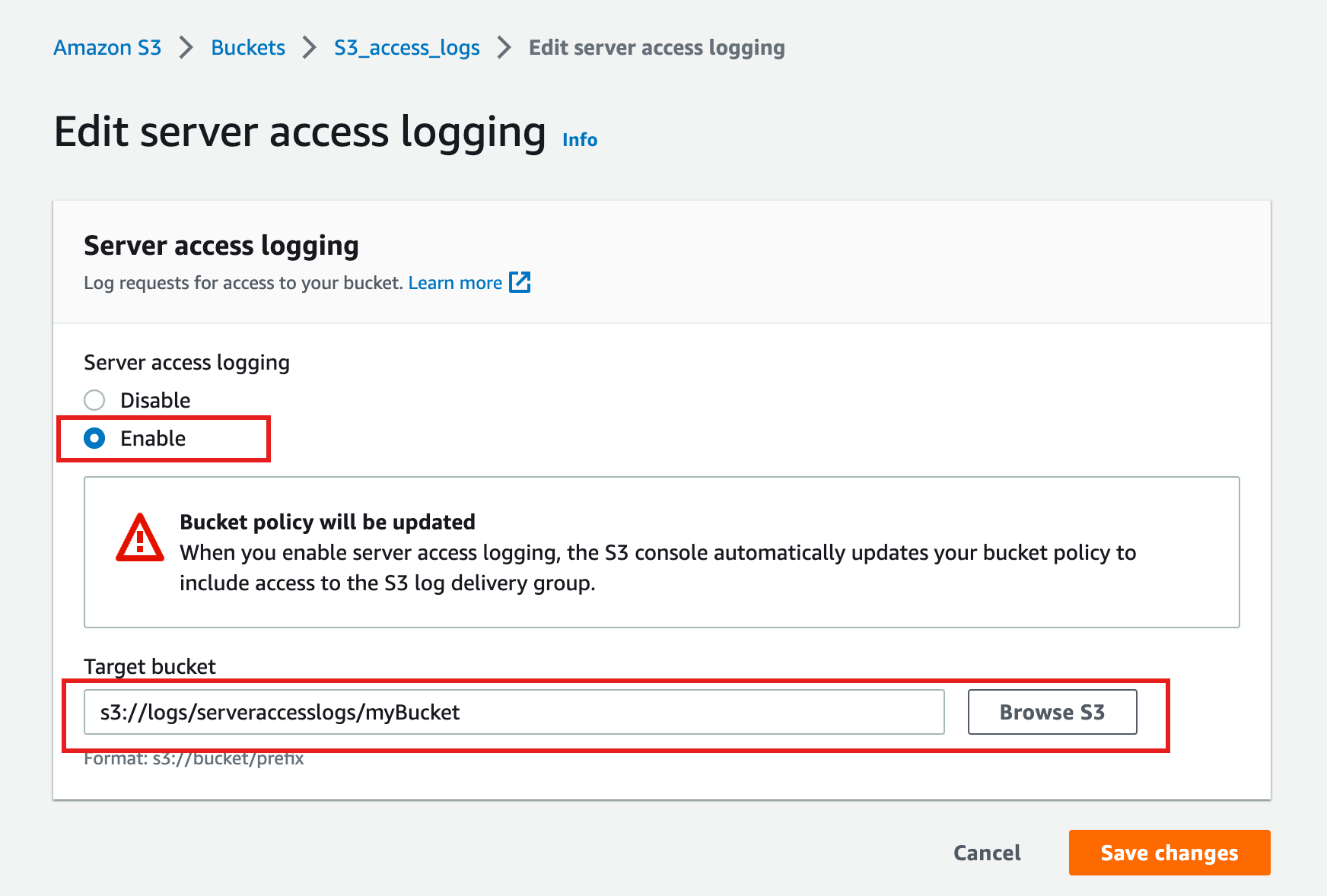 Aws Config S3BucketLoggingEnabled at Darren Lamb blog