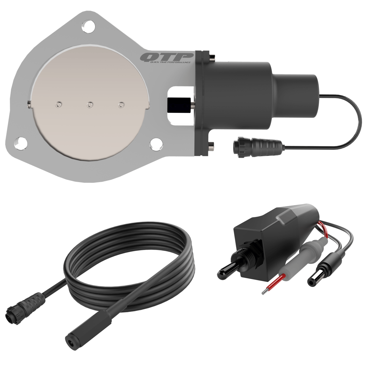 4.00 Inch QTP Electric Exhaust Cutout Valve