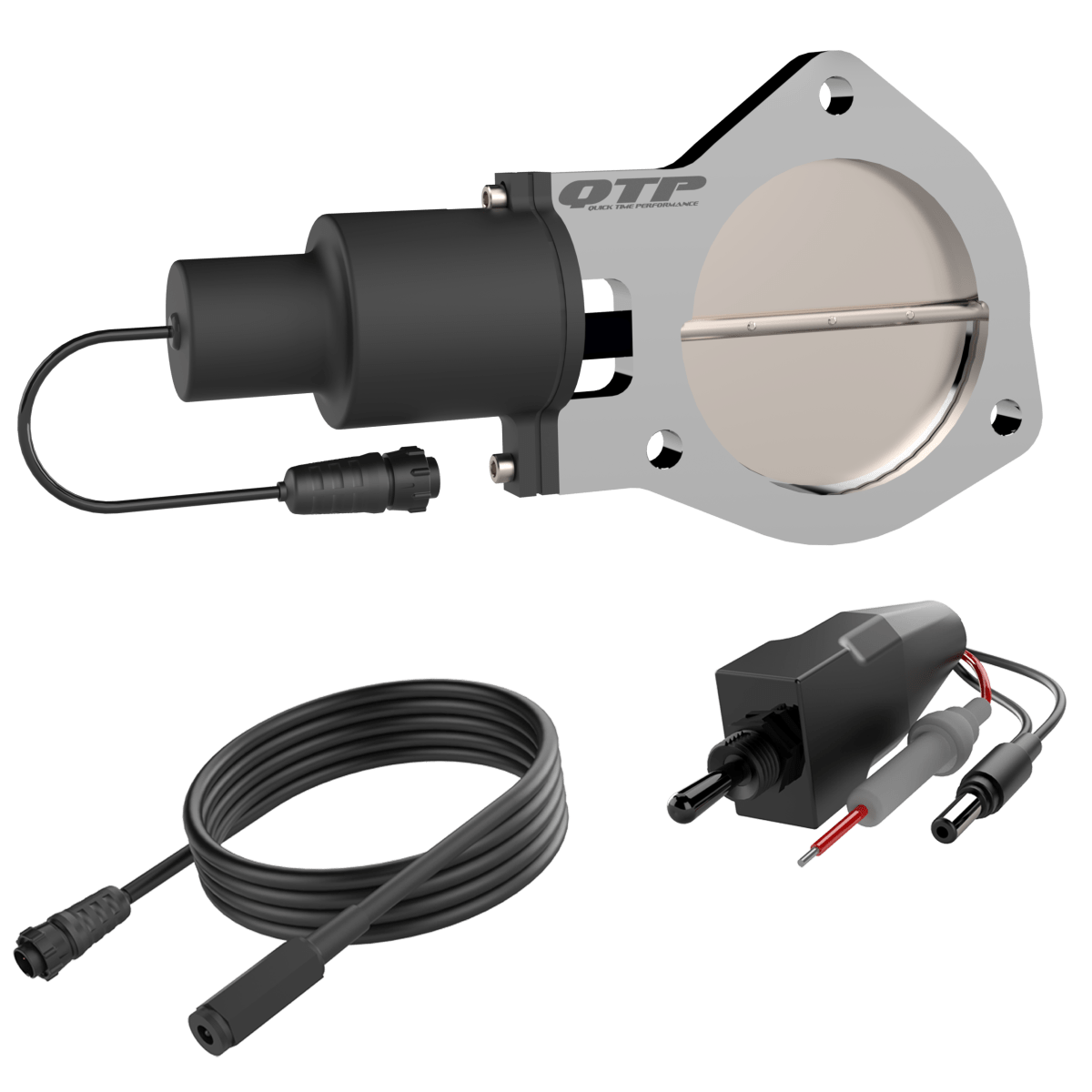 4.00 Inch QTP Electric Exhaust Cutout Valve