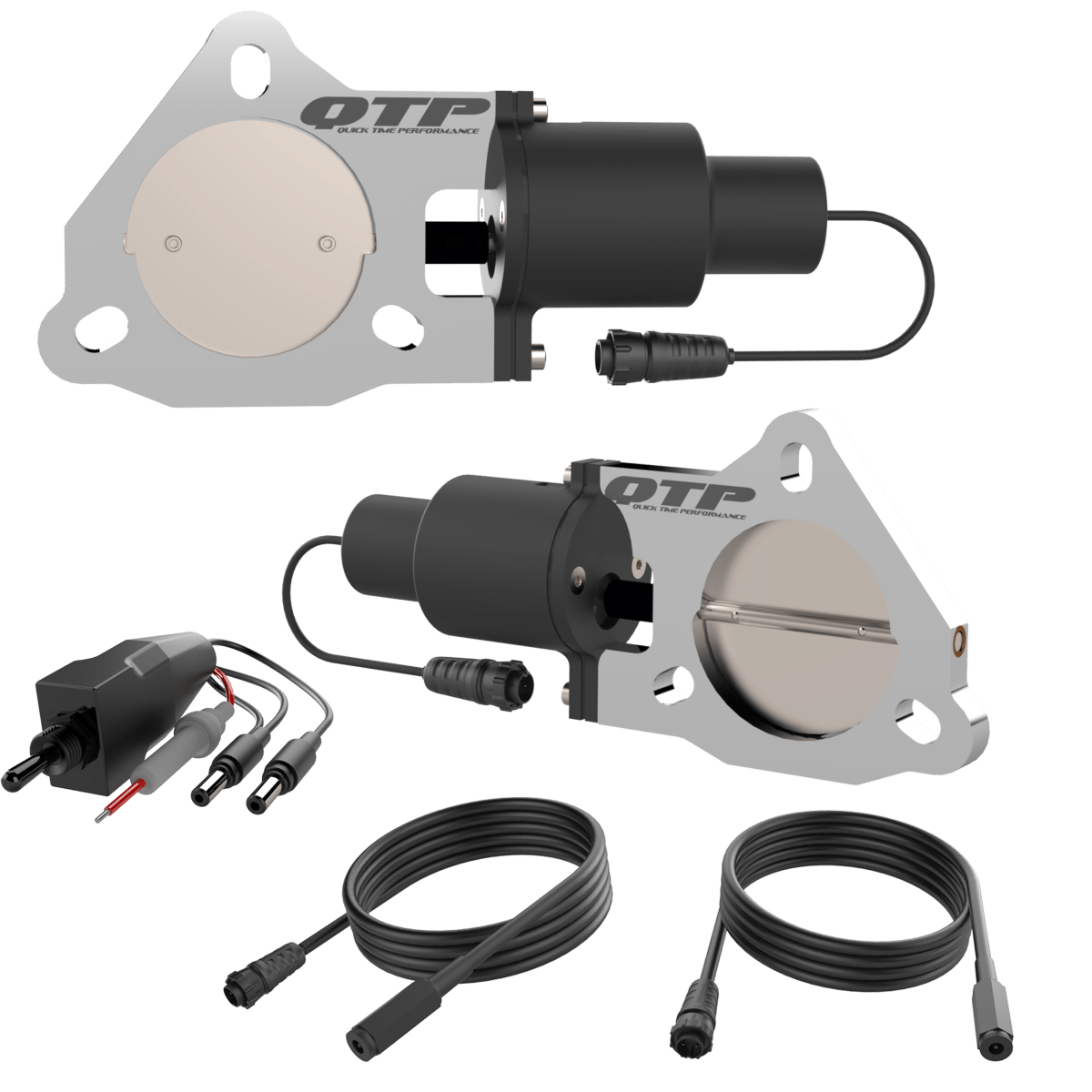 Dual 3.00 Inch QTP Electric Cutout Valves