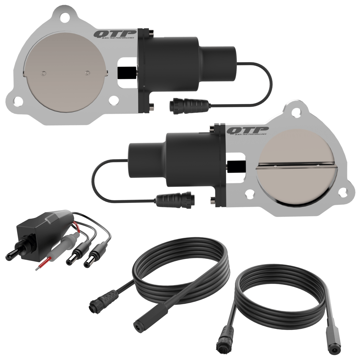 Dual 3.50 Inch QTP Electric Cutout Valves