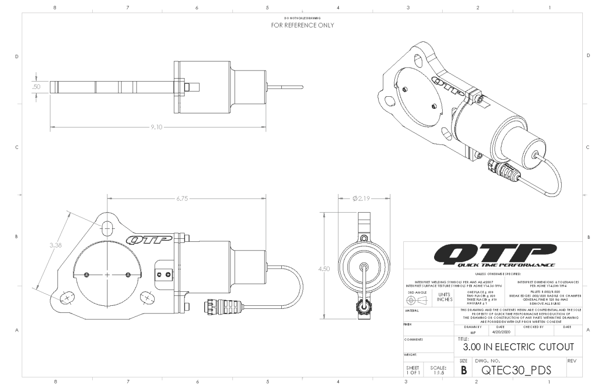 Dual 3.00 Inch QTP Electric Cutout Valves