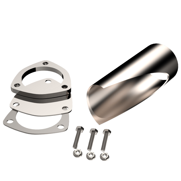 2.75 Inch Stainless Steel QTP DIY Exhaust Cutout Pipe