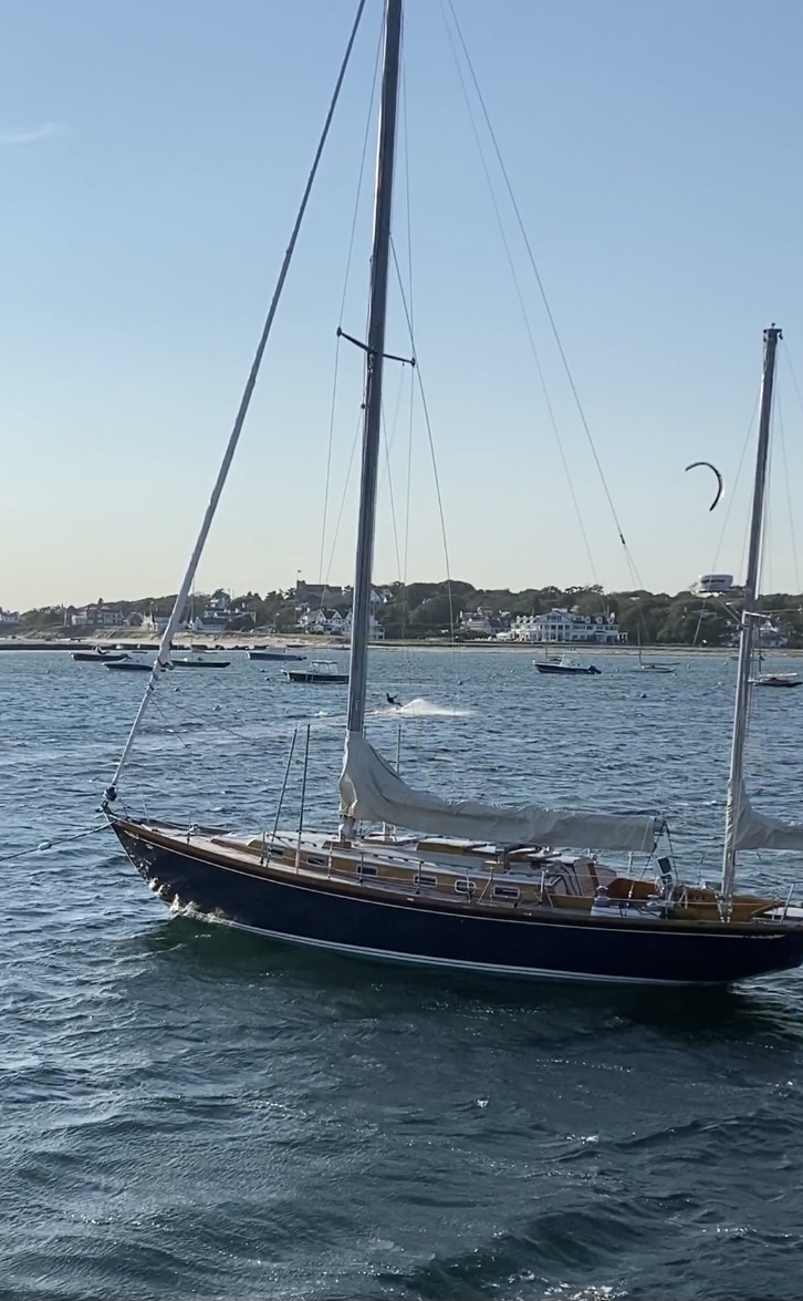sailboat in hyannis cape cod on water