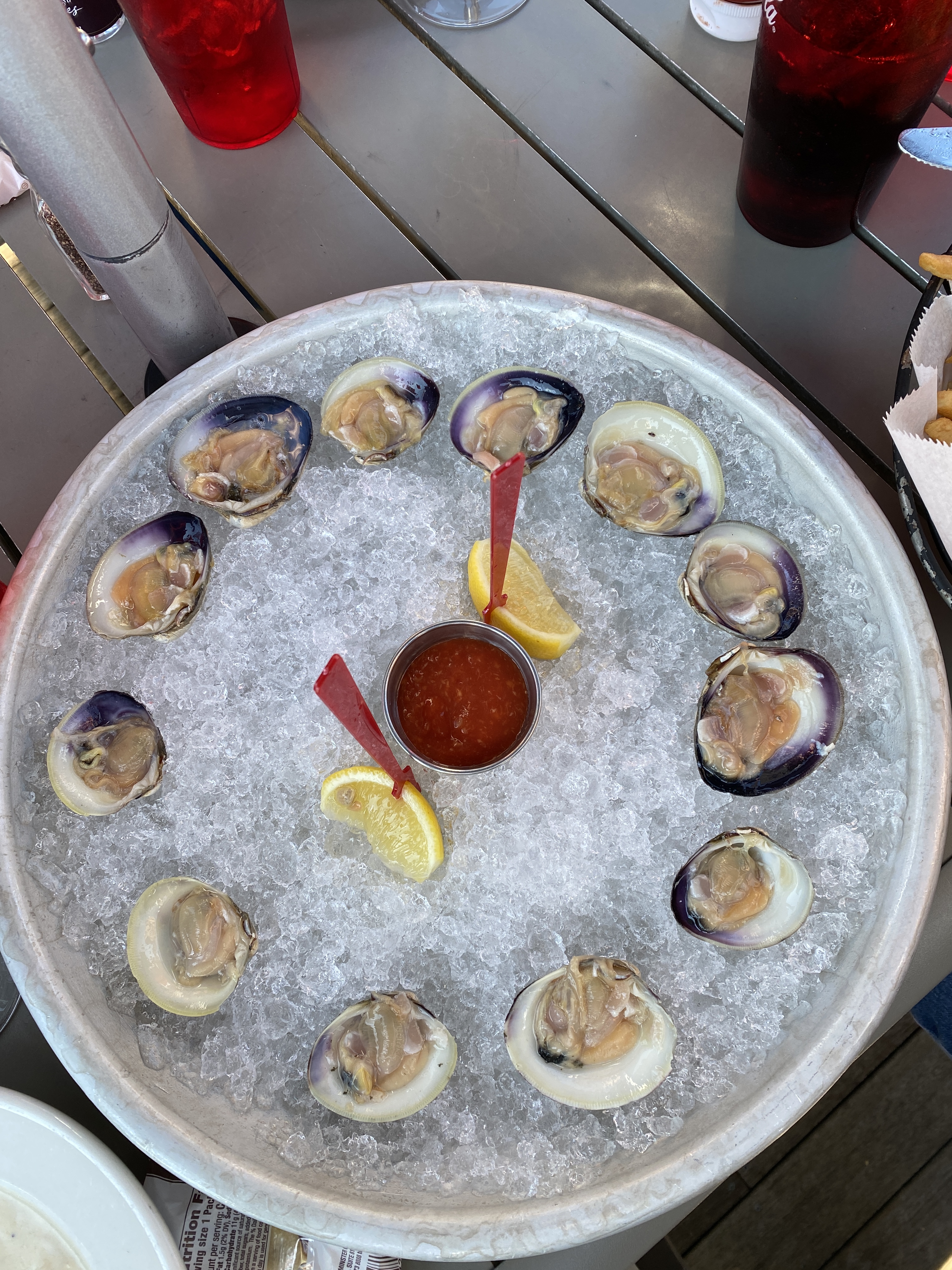 plate of clams