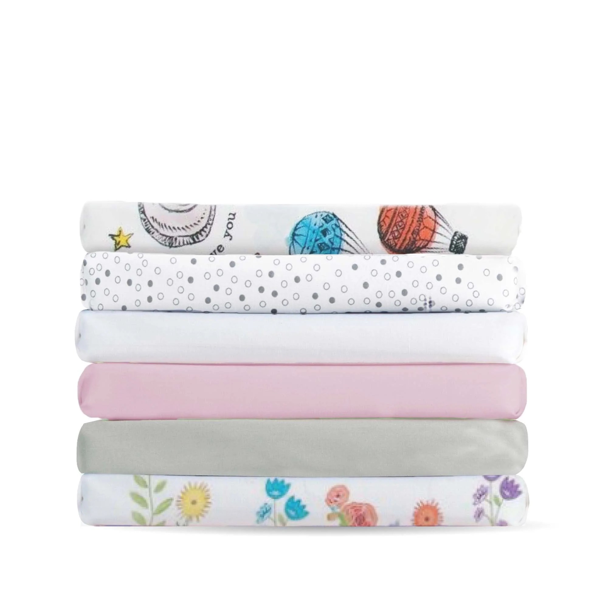 Crib Mattress Sheets Zip On and Zip Off by QuickZip Sheets