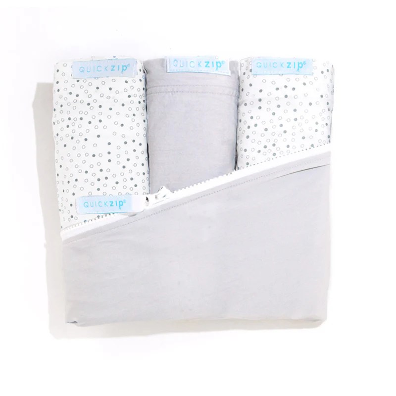 Crib Zip Sheet Starter Pack Quick Zip Sheet Co. QuickZip Sheet