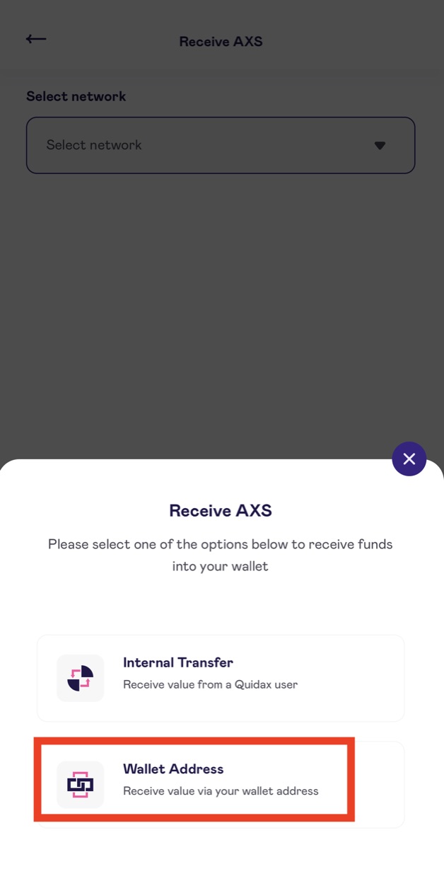 How to check your wallet address Quidax