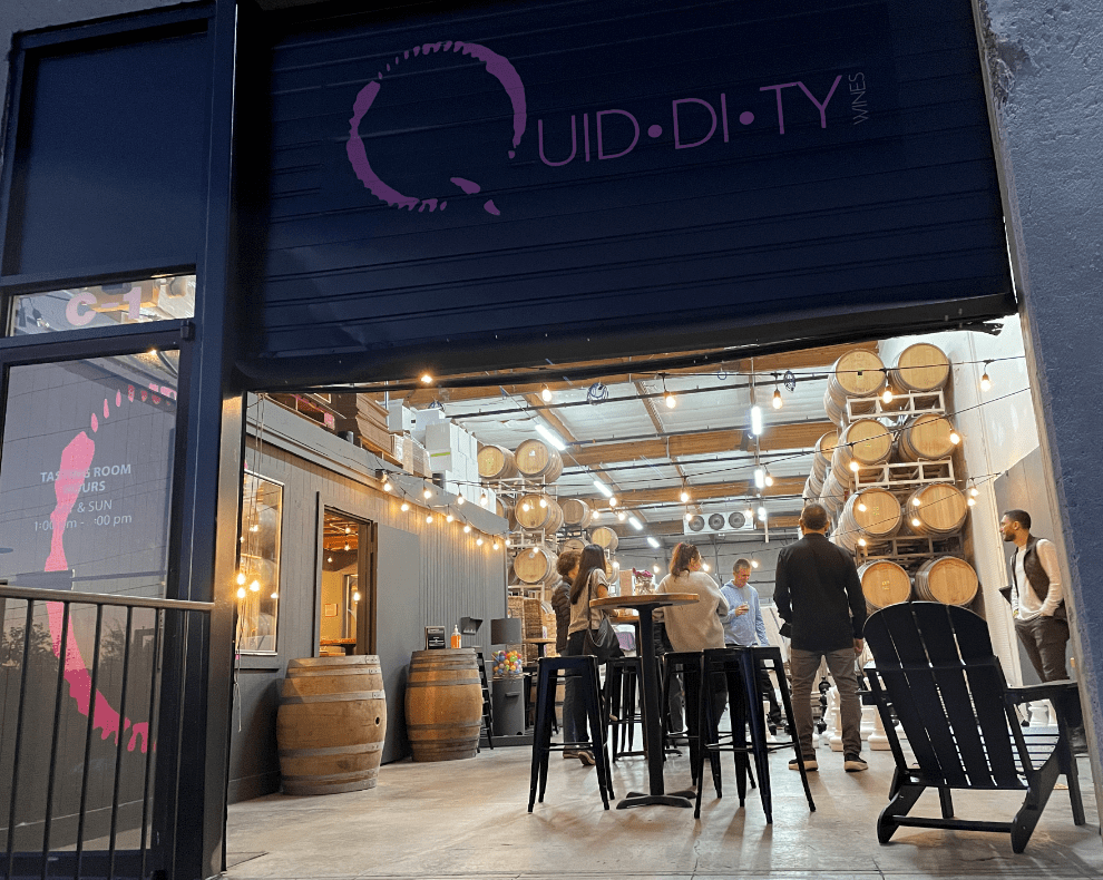 Quiddity Winery Woodinville Warehouse District Tasting Room