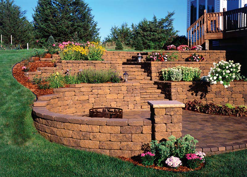 Brick Patio Retaining Wall Ideas Patio Ideas