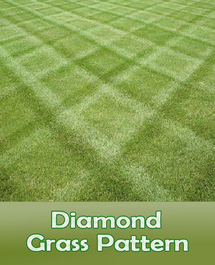 Lawn Mowing Tips How To Mow a Diamond Grass Pattern