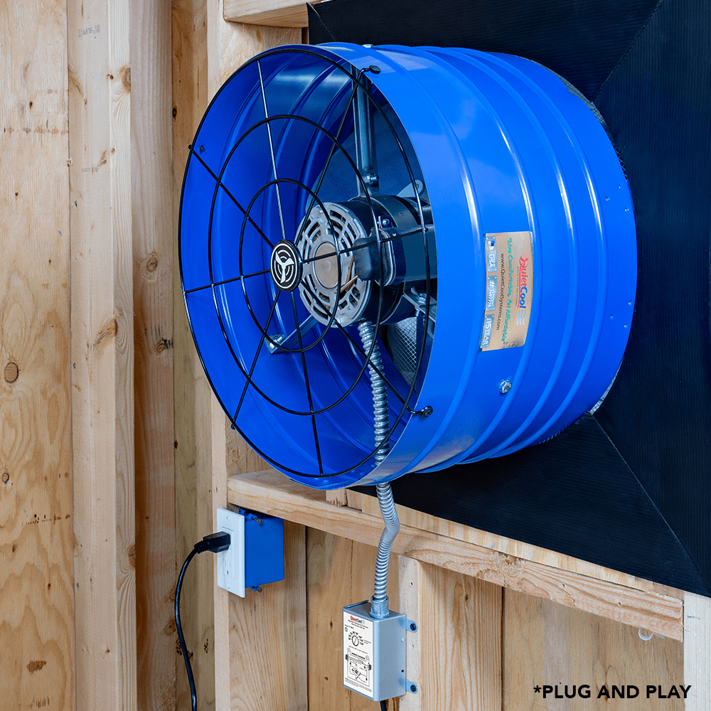 GableMount Attic Fans With Thermostat Control QuietCool