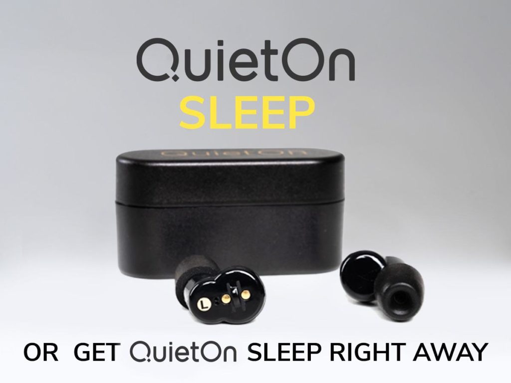 QuietOn earbuds Be healthy, relaxed and focused