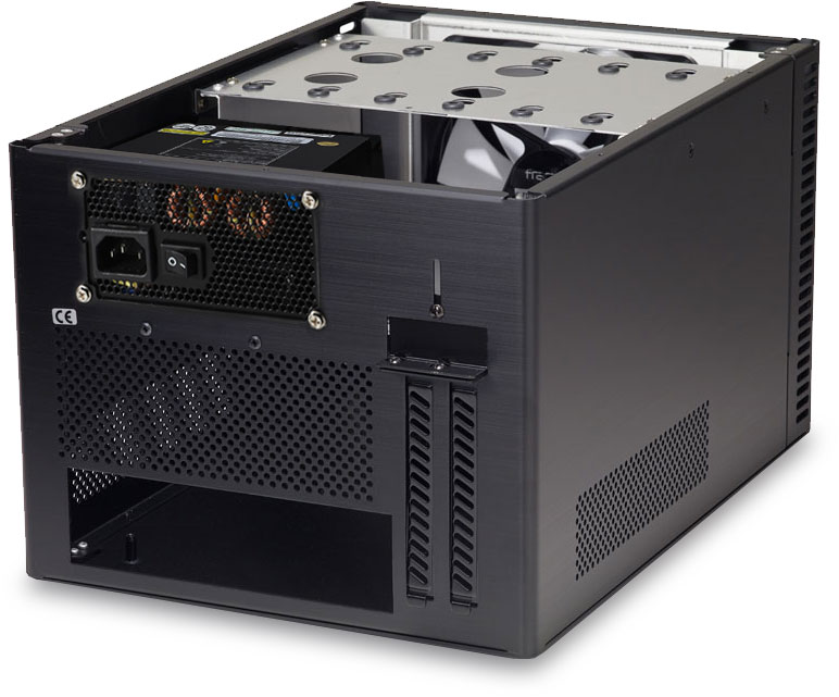 Array R2 MiniITX NAS Case, Black, with 300W SFX PSU