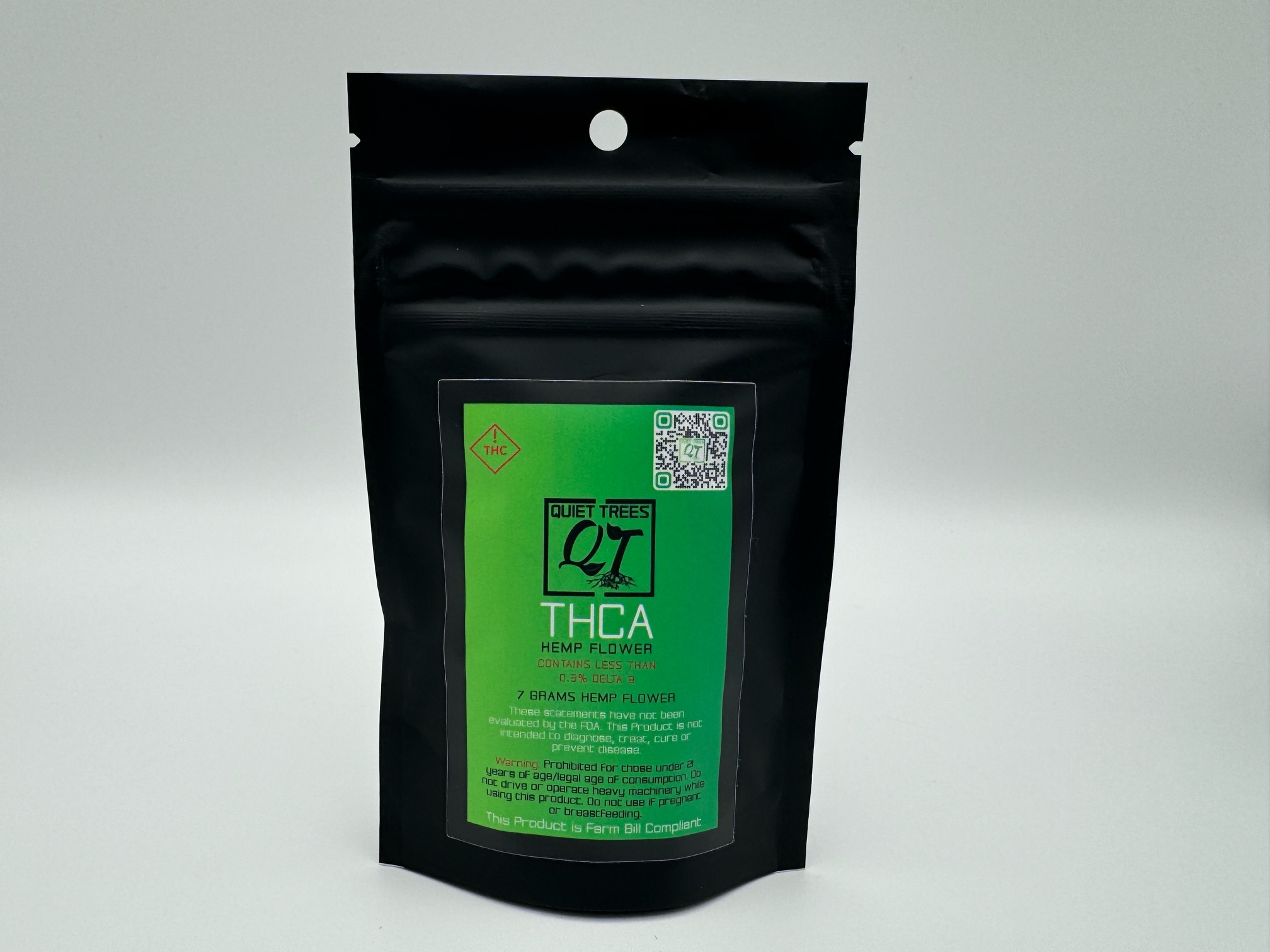 THCA Hemp Flower Frozen Lemons Quiet Trees