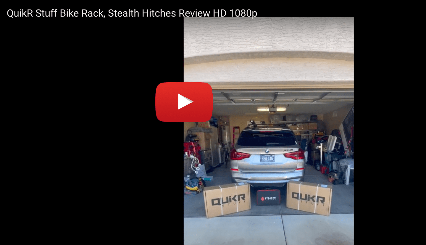 Quikr Bike Rack Review QuikrStuff Proudly made in the USA
