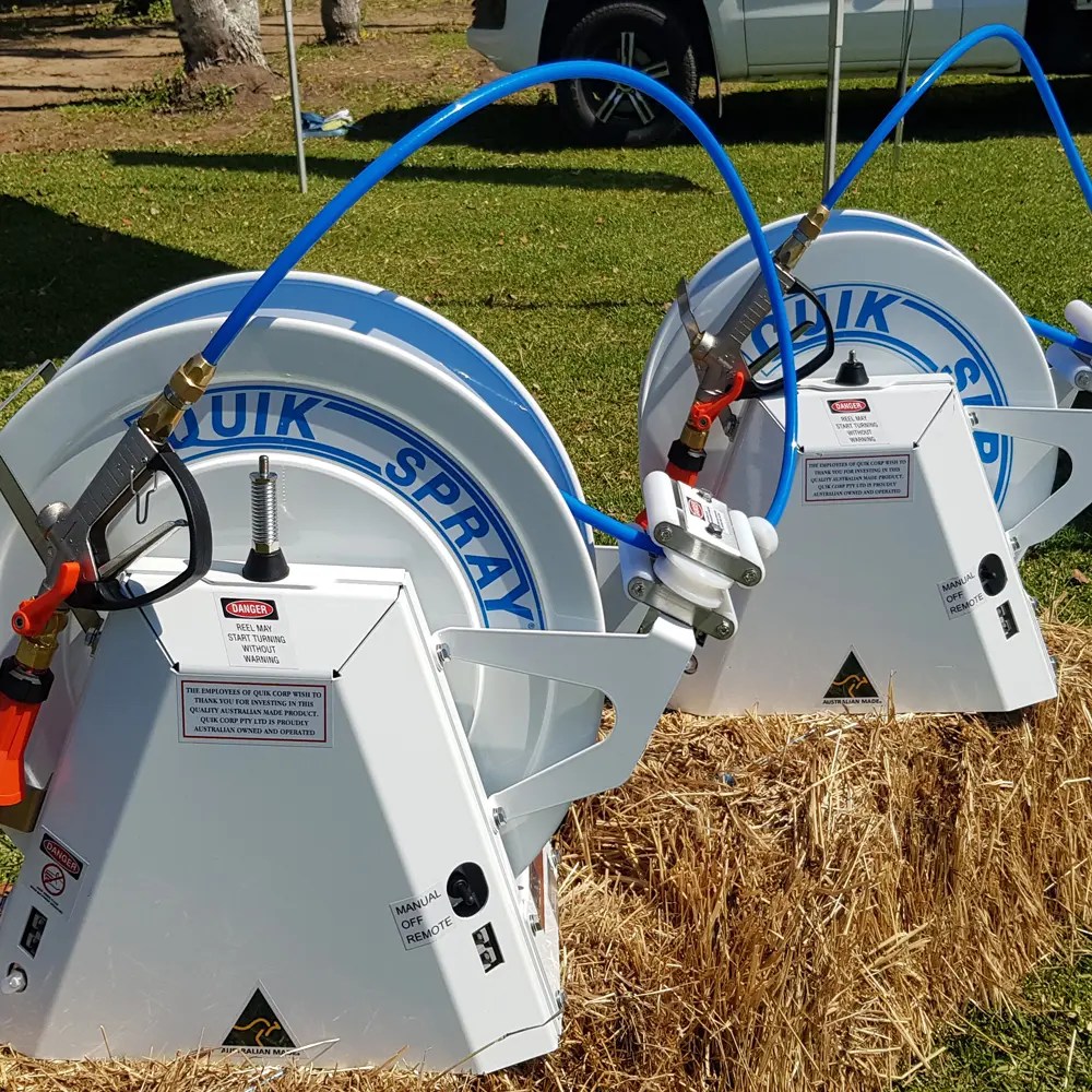 Remote Controlled Hose Reel QR50 QR100 Quik Spray