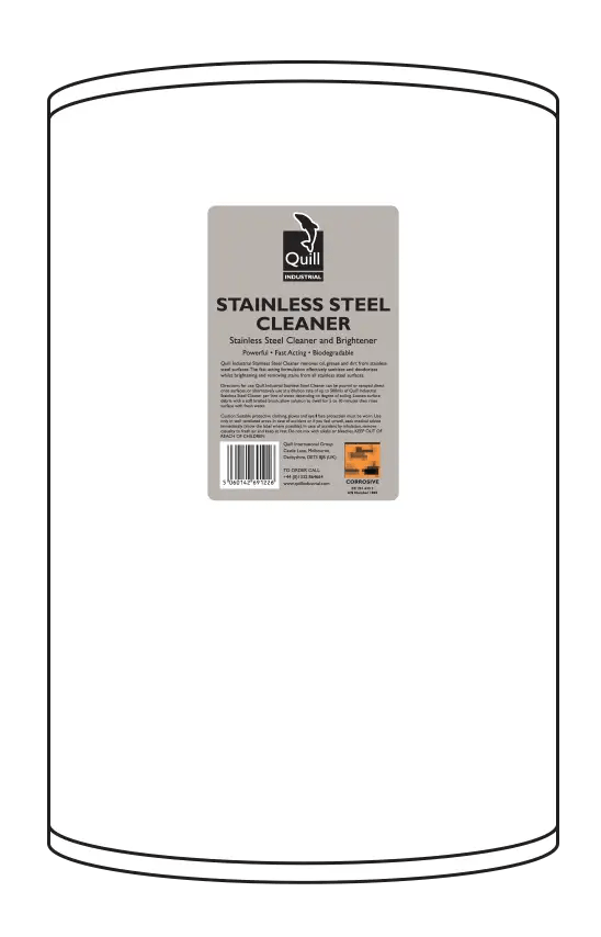 Stainless Steel Cleaner Quill Industrial